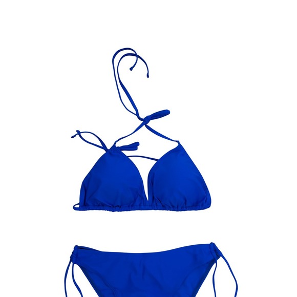 Women's Cobalt Blue Two-Piece Bikini – Size Large – NWOT - Picture 2 of 4